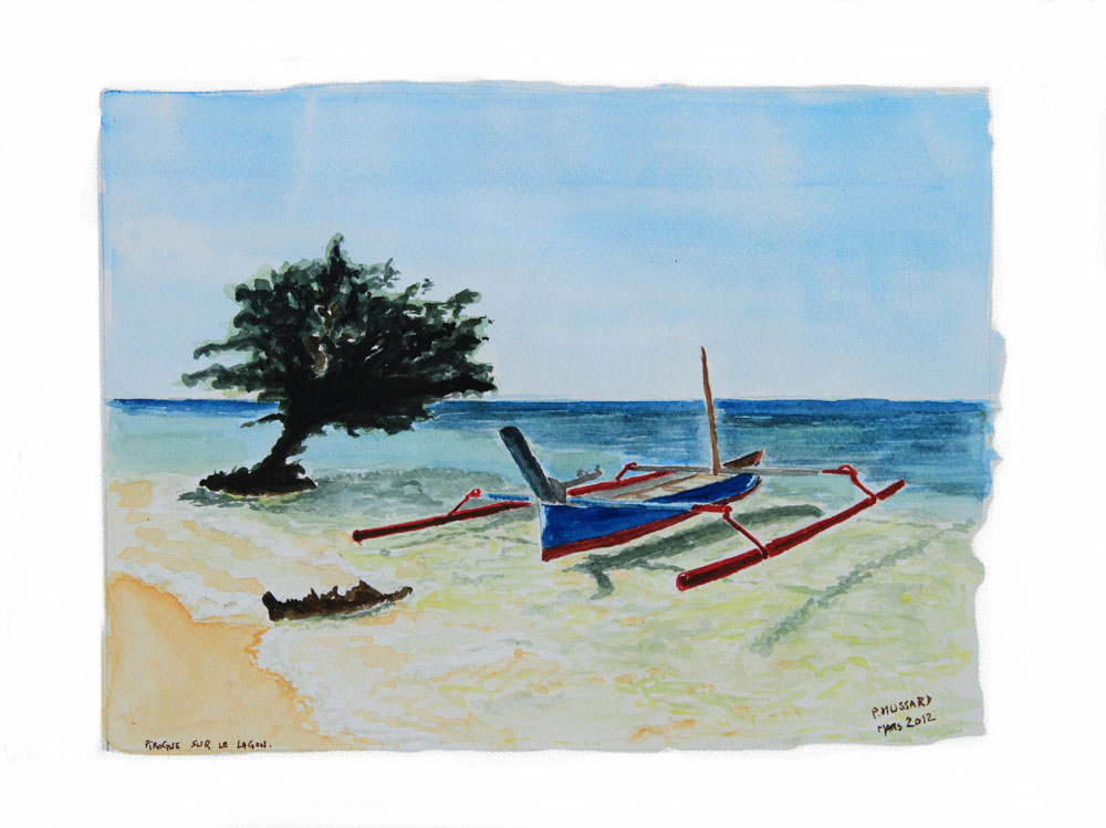 Pirogue-lagon